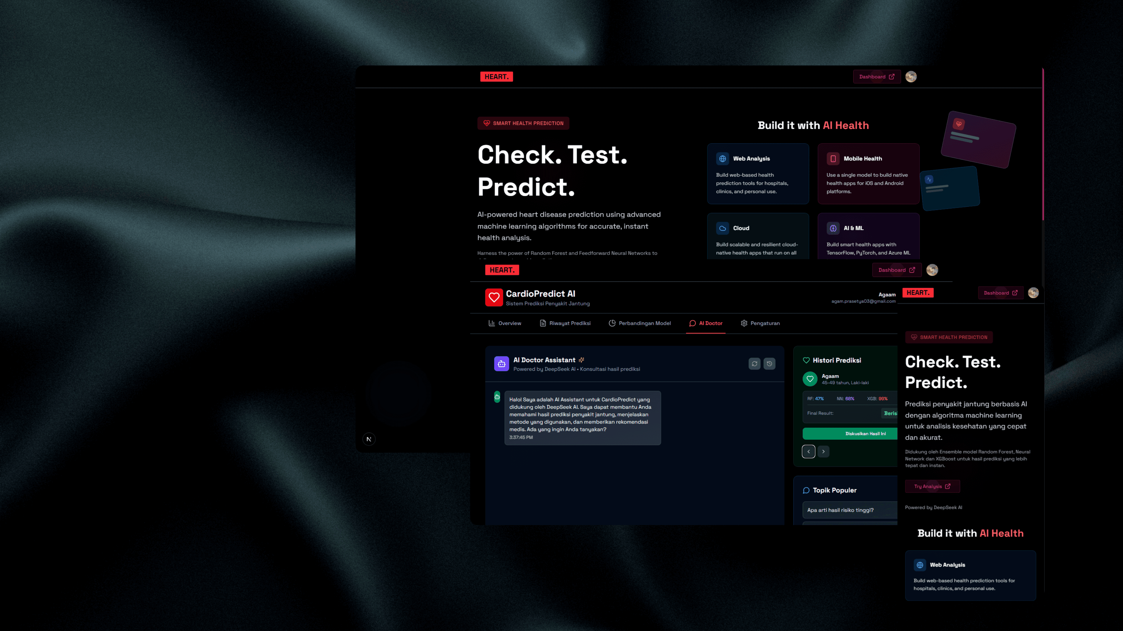 Heart Predict project showcase